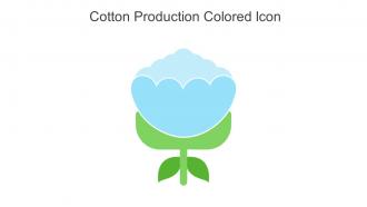 Cotton Production Colored Icon In Powerpoint Pptx Png And Editable Eps Format