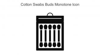 Cotton Swabs Buds Monotone Icon In Powerpoint Pptx Png And Editable Eps Format