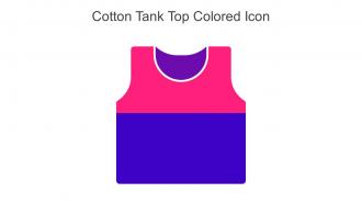 Cotton Tank Top Colored Icon In Powerpoint Pptx Png And Editable Eps Format
