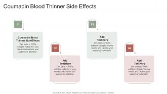 Coumadin Blood Thinner Side Effects In Powerpoint And Google Slides Cpb