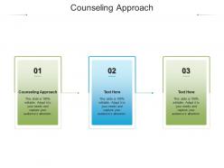 Counseling approach ppt powerpoint presentation portfolio clipart images cpb