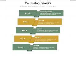 Counseling benefits ppt powerpoint presentation inspiration slides cpb