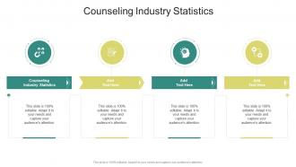 Counseling Industry Statistics In Powerpoint And Google Slides Cpb