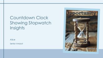 Countdown Clock Showing Stopwatch Insights PPT Example AT