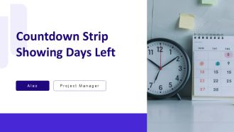 Countdown Strip Showing Days Left PPT Structure AT