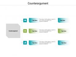 Counterargument ppt powerpoint presentation slides example cpb