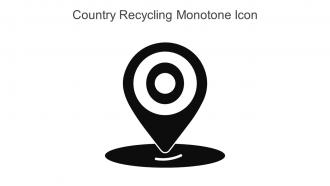 Country Recycling Monotone Icon In Powerpoint Pptx Png And Editable Eps Format