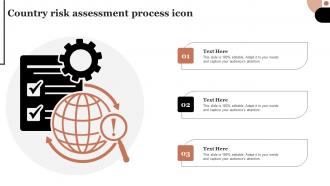 Country Risk Assessment Process Icon