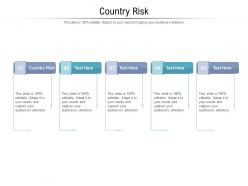 Country risk ppt powerpoint presentation icon guide cpb