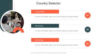 Country Selector In Powerpoint And Google Slides Cpb