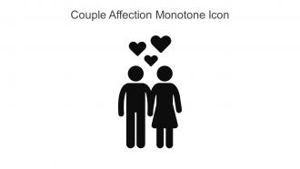 Couple Affection Monotone Icon In Powerpoint Pptx Png And Editable Eps Format