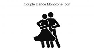 Couple Dance Monotone Icon In Powerpoint Pptx Png And Editable Eps Format