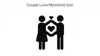 Couple Love Monotone Icon In Powerpoint Pptx Png And Editable Eps Format