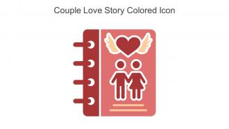 Couple Love Story Colored Icon In Powerpoint Pptx Png And Editable Eps Format