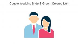 Couple Wedding Bride And Groom Colored Icon In Powerpoint Pptx Png And Editable Eps Format