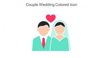 Couple Wedding Colored Icon In Powerpoint Pptx Png And Editable Eps Format