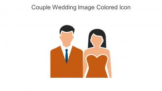 Couple Wedding Image Colored Icon In Powerpoint Pptx Png And Editable Eps Format
