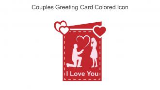 Couples Greeting Card Colored Icon In Powerpoint Pptx Png And Editable Eps Format