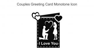 Couples Greeting Card Monotone Icon In Powerpoint Pptx Png And Editable Eps Format