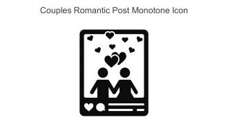 Couples Romantic Post Monotone Icon In Powerpoint Pptx Png And Editable Eps Format