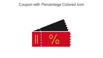 Coupon With Percentage Colored Icon In Powerpoint Pptx Png And Editable Eps Format