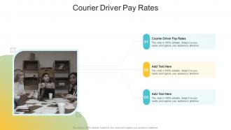 Courier Driver Pay Rates In Powerpoint And Google Slides Cpb