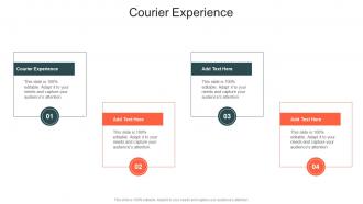 Courier Experience In Powerpoint And Google Slides Cpb