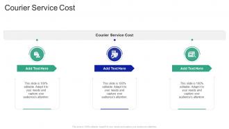 Courier Service Cost In Powerpoint And Google Slides Cpb