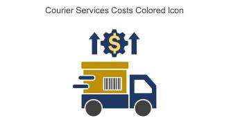 Courier Services Costs Colored Icon In Powerpoint Pptx Png And Editable Eps Format