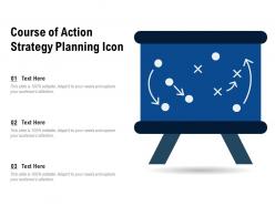 Course of action strategy planning icon