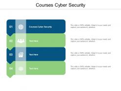Courses cyber security ppt powerpoint presentation show model cpb