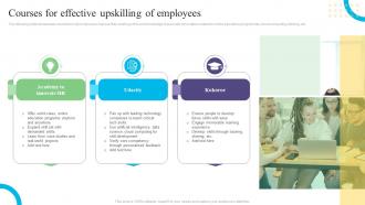 Courses For Effective Upskilling Of Employees