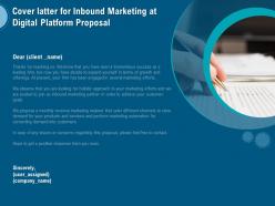 Cover Latter For Inbound Marketing At Digital Platform Proposal Ppt Outline Rules