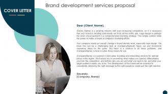 Cover Letter Brand Development Services Proposal Ppt Graphics