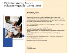 Cover letter digital marketing service provider proposal ppt powerpoint presentation icon visual