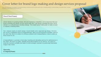 Cover Letter For Brand Logo Making And Design Services Proposal