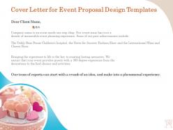 Cover letter for event proposal design templates ppt layouts