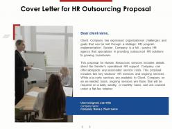 Cover letter for hr outsourcing proposal ppt powerpoint presentation portfolio example