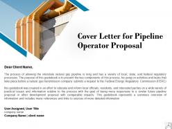 Cover letter for pipeline operator proposal ppt powerpoint presentation templates