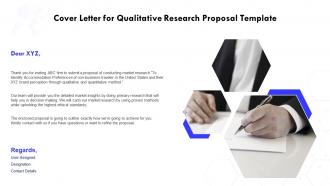 Cover letter for qualitative research proposal template ppt example 2015