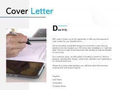 Cover letter management l1037 ppt powerpoint presentation clipart