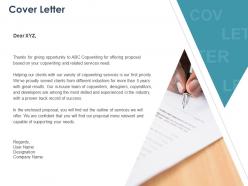 Cover letter management l1084 ppt powerpoint presentation icon template