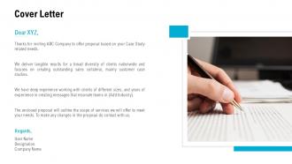 Cover letter management l505 ppt powerpoint presentation outline graphics
