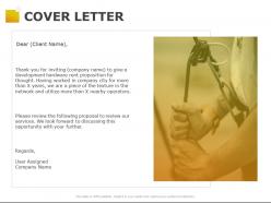 Cover letter opportunity ppt powerpoint presentation pictures inspiration