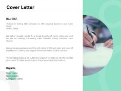 Cover letter planning c975 ppt powerpoint presentation icon show