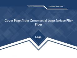 Cover page slides commercial logo surface flier fiber