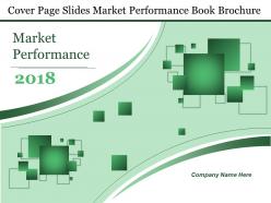 Cover page slides market performance book brochure