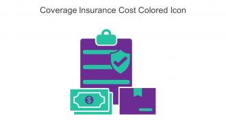 Coverage Insurance Cost Colored Icon In Powerpoint Pptx Png And Editable Eps Format