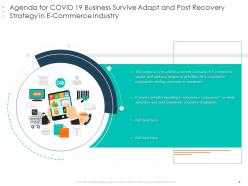 Covid 19 business survive adapt and post recovery strategy in e commerce industry complete deck