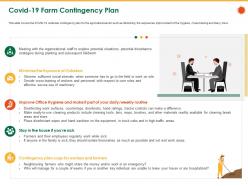 Covid 19 farm contingency plan bins mops ppt powerpoint presentation file layouts